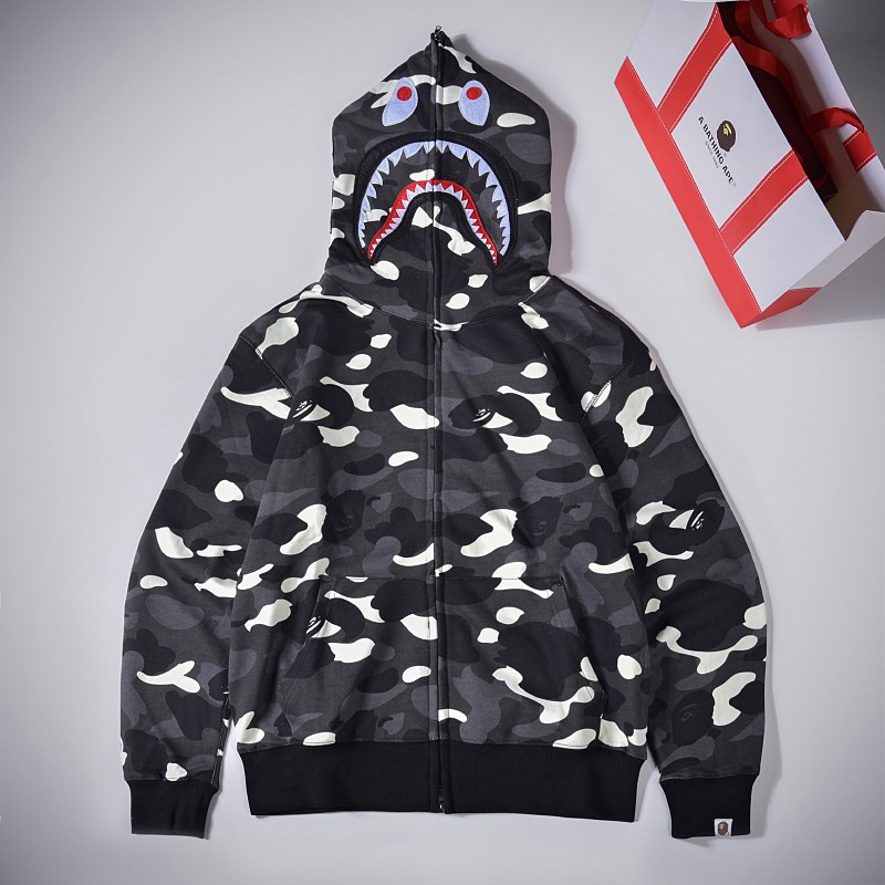 Bape Hoodie 2 Colors Black Camo White Camo S-2XL XX154